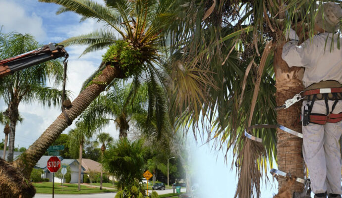 Palm Tree Trimming & Palm Tree Removal Affordable-Pro Tree Trimming & Removal Team of Delray Beach